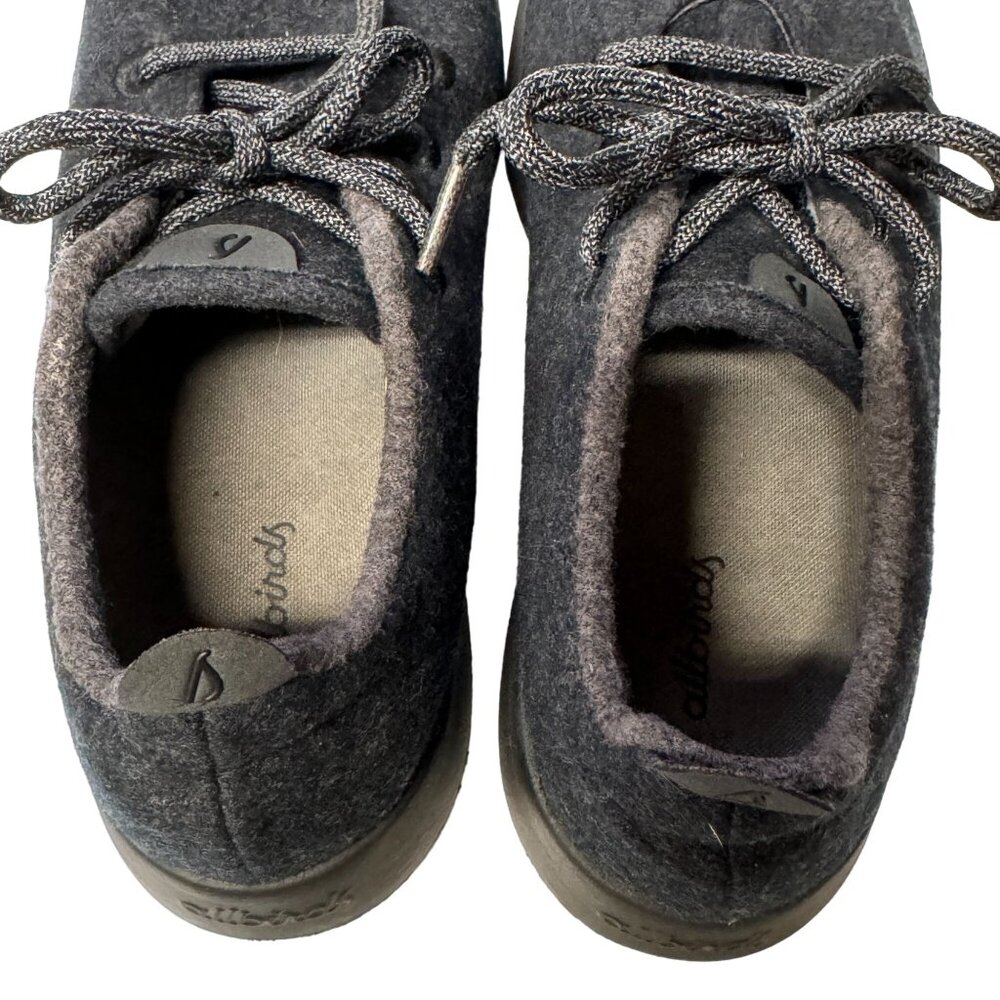 Allbirds Wool Runners Sneaker Mens Size 9 Black Merino Wool Low Top Shoes - Picture 5 of 15
